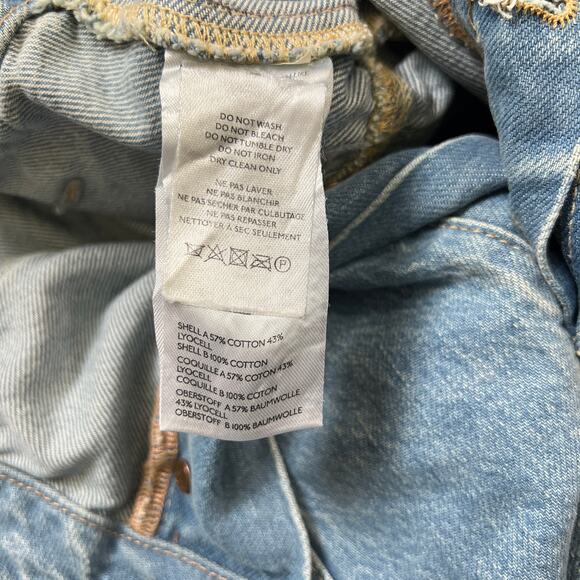 Free People We The Free Popular Demand Patched Jeans Size 30 - Picture 10 of 16